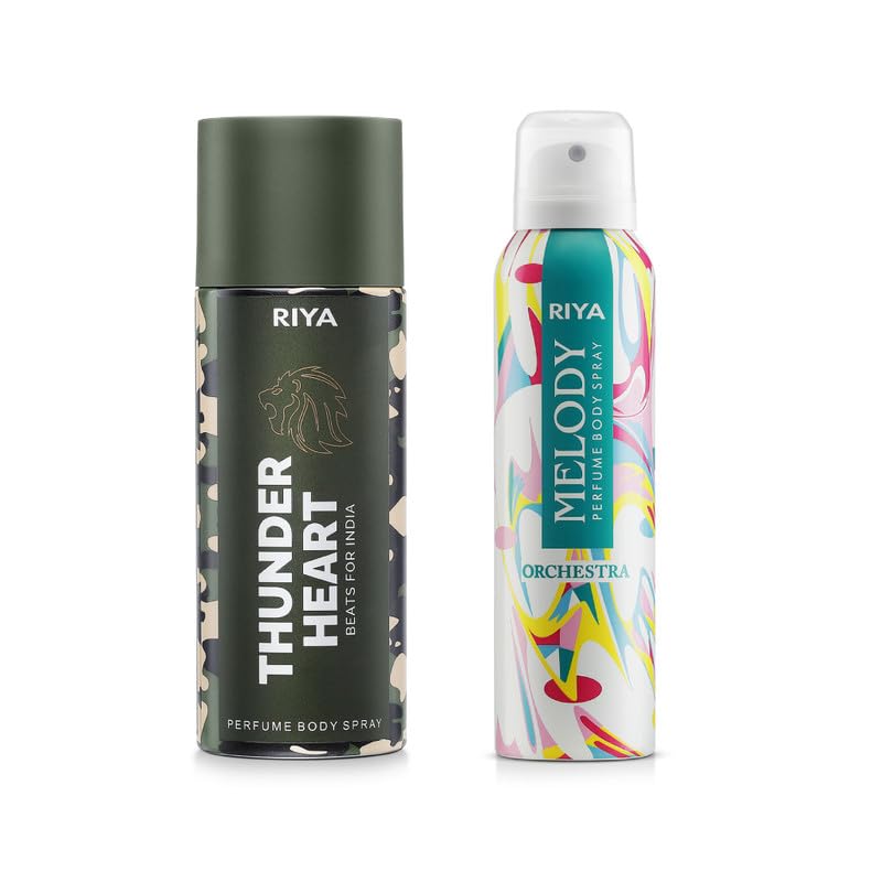 Riya Thunderheart & Melody Orchestra Body Spray Deodorant Combo Pack